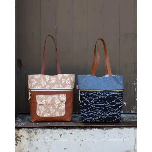 Noodlehead Sewing Pattern - Caravan Tote & Pouch – view 9 | Truro Fabrics