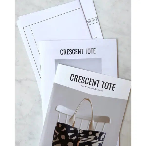 Noodlehead Sewing Pattern - Crescent Tote Bag – view 9 | Truro Fabrics