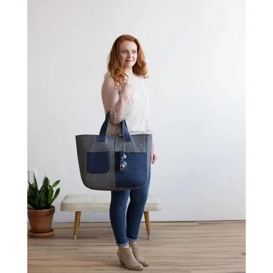 Noodlehead Sewing Pattern - Fika Tote Bag – view 2 | Truro Fabrics