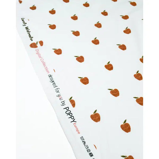 Organic Cotton Jersey Fabric - Tiny Apples – view 2 | Truro Fabrics