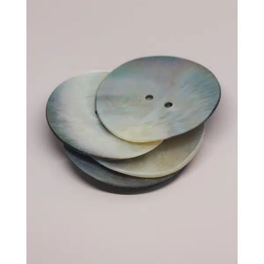 Oversized Vintage Button - Mother of Pearl – view 2 | Truro Fabrics