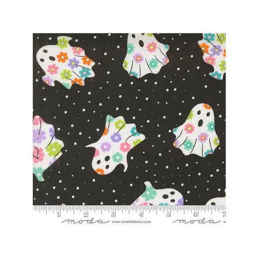 Patchwork Cotton Fabric - Fab-boo-Lous - Floral Ghosts – view 2 | Truro Fabrics