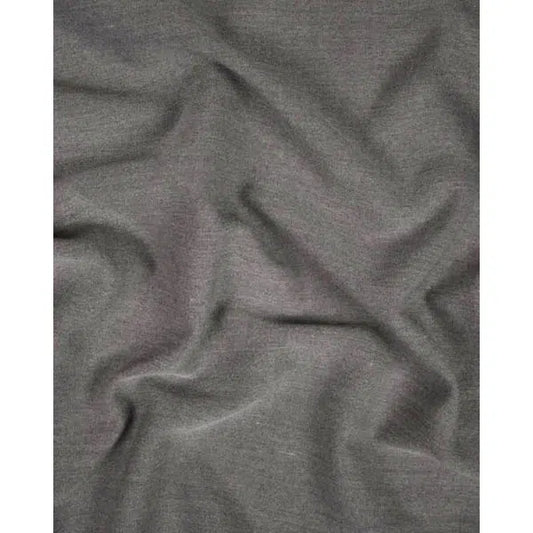Poly Viscose Fabric - Grey – view 2 | Truro Fabrics
