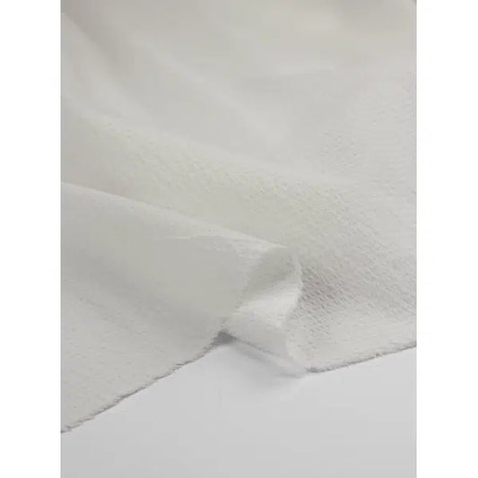 Pure Cotton Seersucker - Ivory – view 2 | Truro Fabrics