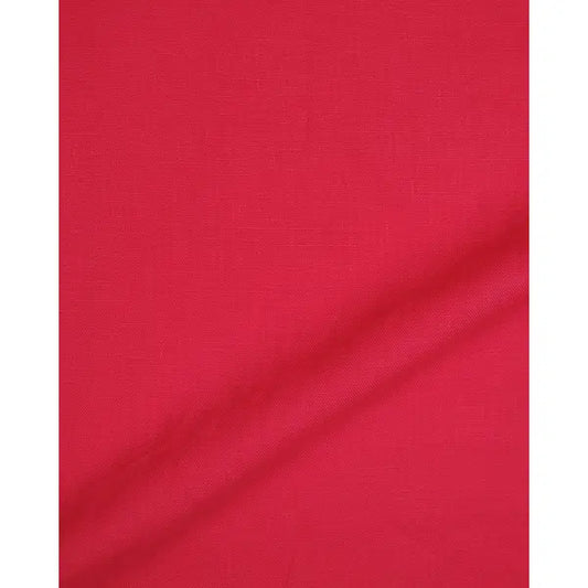 Pure Linen Fabric - Dragonfruit – view 2 | Truro Fabrics