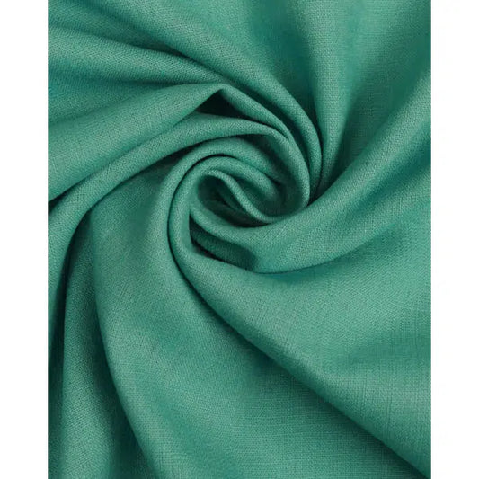Pure Linen Fabric - Lagoon – view 2 | Truro Fabrics