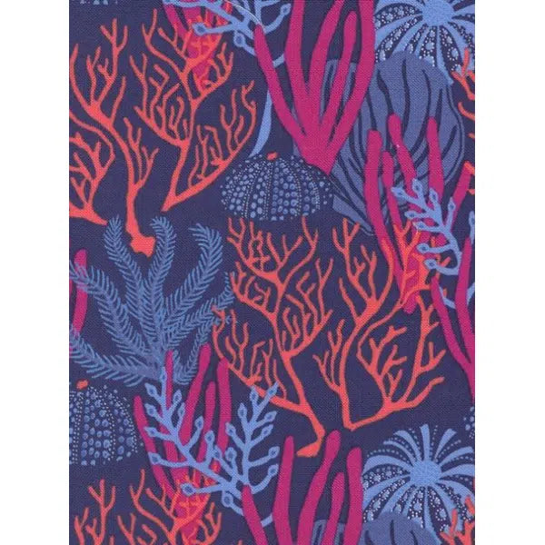 Reef - Patchwork Cotton Fabric - Coral Reef - Dusk | Truro Fabrics