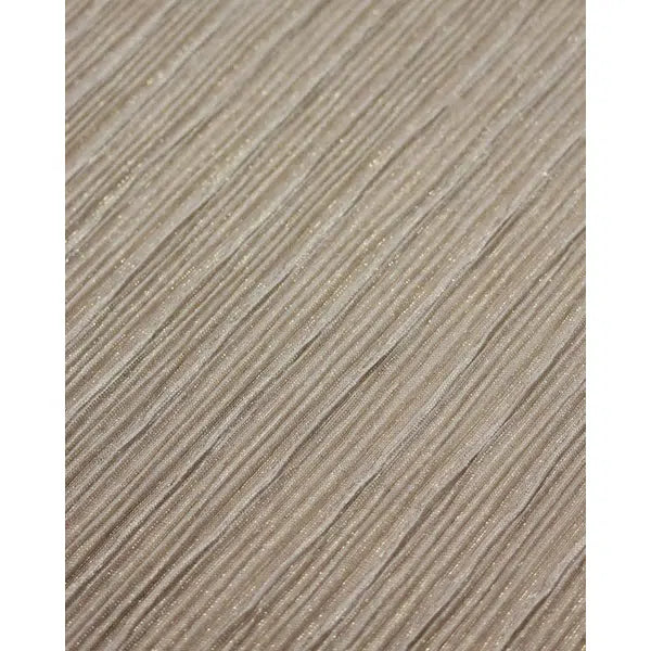 REMNANT Champagne Gold Sparkle Plissé Jersey - 230cm x 150cm – view 3 | Truro Fabrics