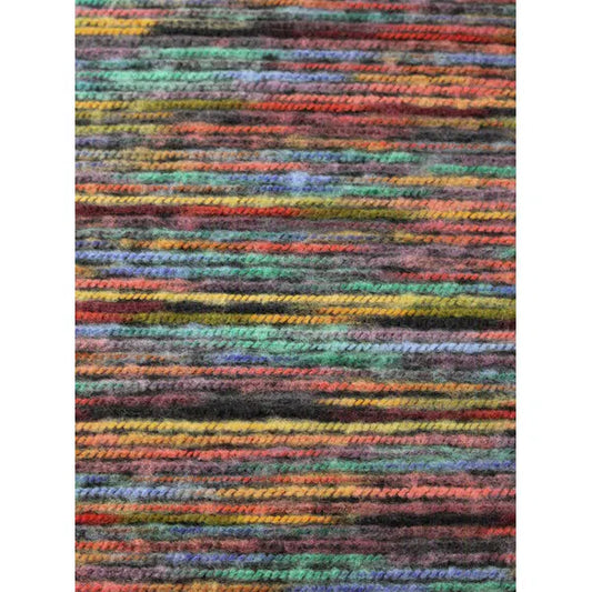 REMNANT - Rainbow Ridge Couched Knit Fabric - 50cm x 148cm – view 2 | Truro Fabrics
