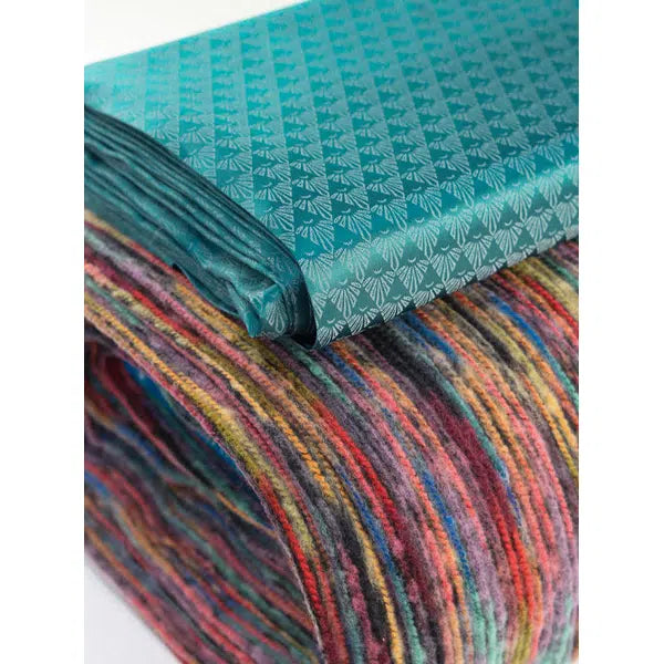 REMNANT - Rainbow Ridge Couched Knit Fabric - 50cm x 148cm – view 5 | Truro Fabrics