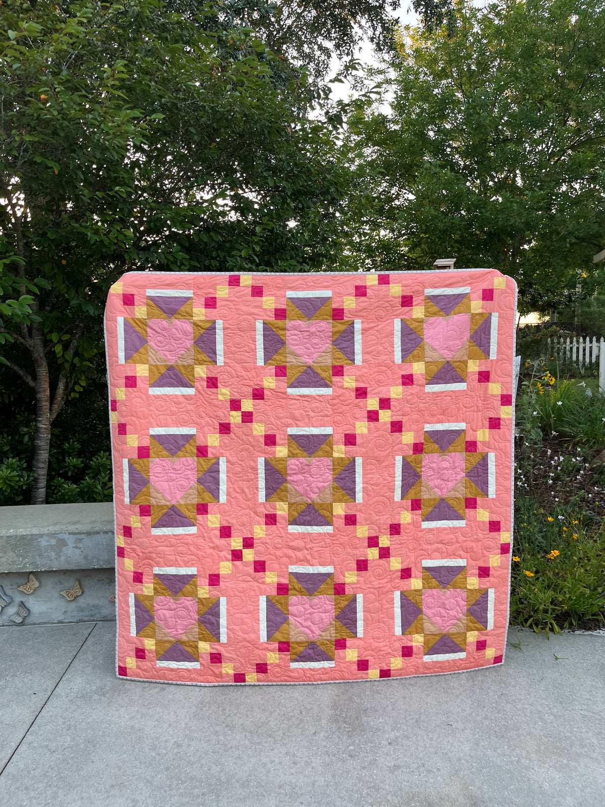 Amour Blooms Quilt Pattern
