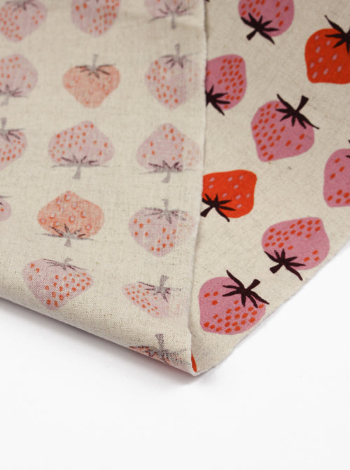 Ruby Star Society Canvas Fabric - Strawberry Natural