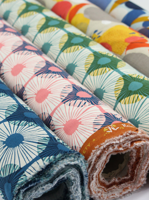 Ruby Star Society Canvas Fabric – Superbloom Teal