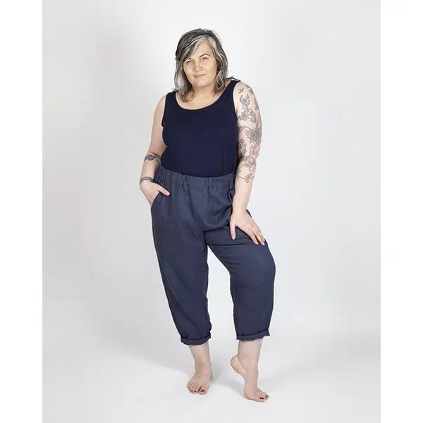Sew House Seven - Paper Sewing Pattern - Free Range Slacks Curvy Sizes | Truro Fabrics
