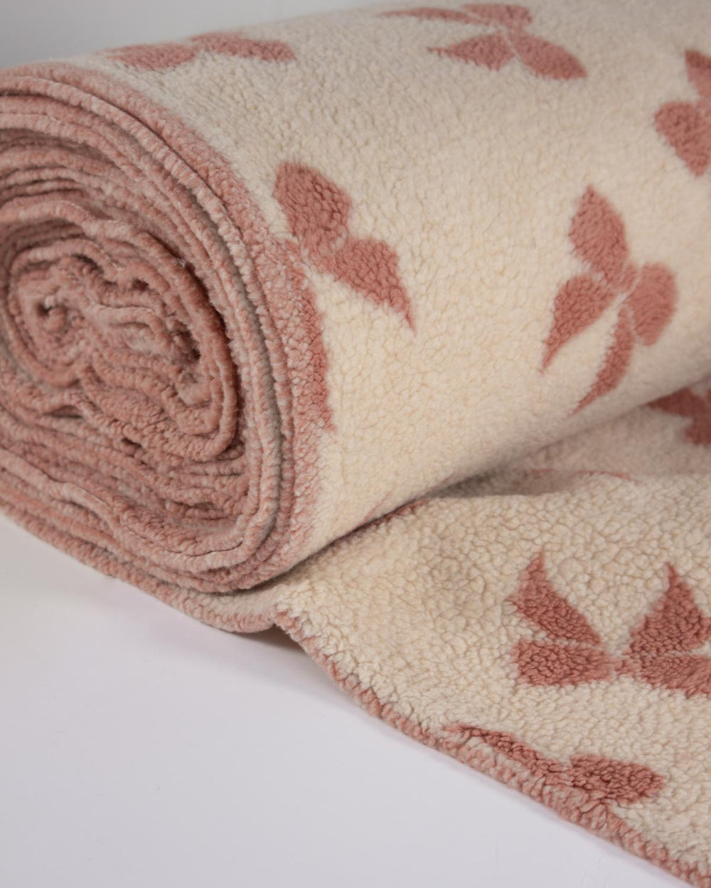 Teddy Sherpa Fleece Fabric - Bows