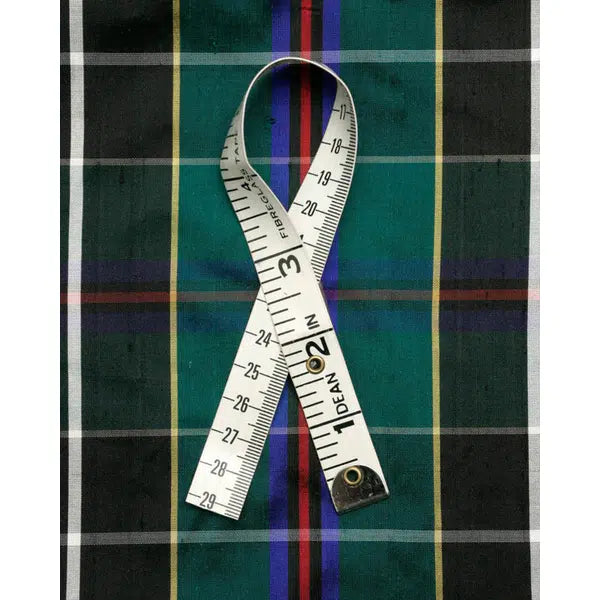 Silk Dupion Fabric - Cornish Hunting Tartan – view 2 | Truro Fabrics