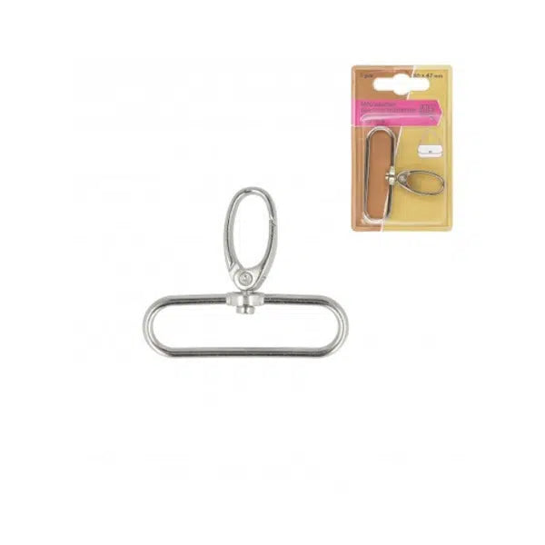 Snap Hook - Silver – view 5 | Truro Fabrics