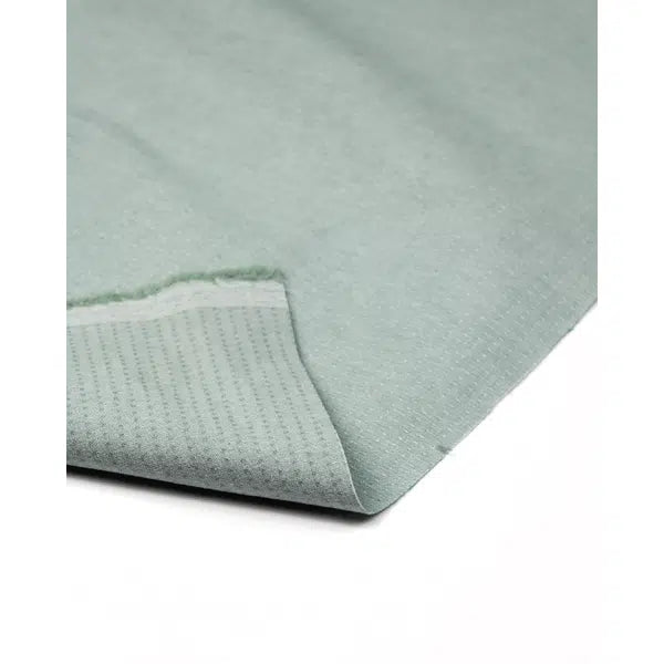 Stretch Cotton Dobby Fabric - Mint – view 3 | Truro Fabrics