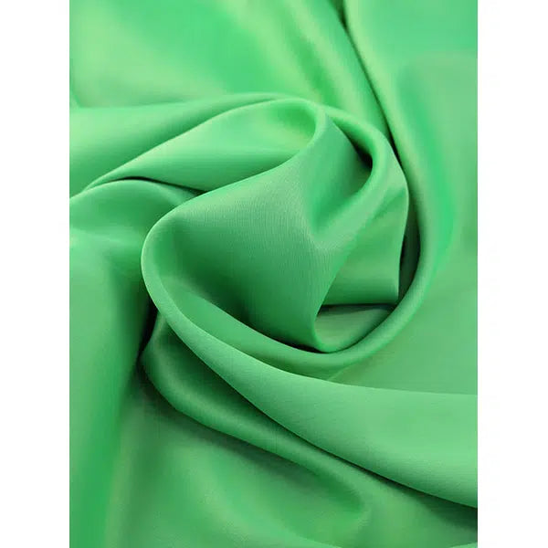 Stretch Rayon Satin Fabric - Kiwi Twist – view 6 | Truro Fabrics