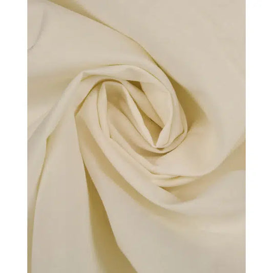 Swiss Linen & Viscose Blend Fabric - Ivory – view 2 | Truro Fabrics