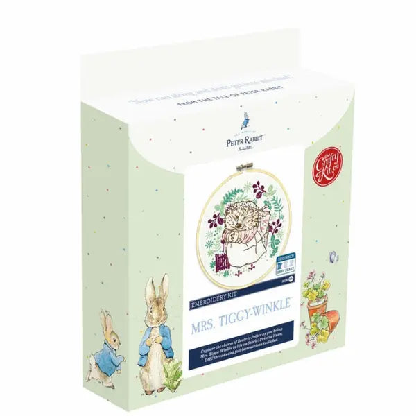 Beatrix Potter - Mrs. Tiggy-Winkle Embroidery Kit – view 3 – Truro Fabrics