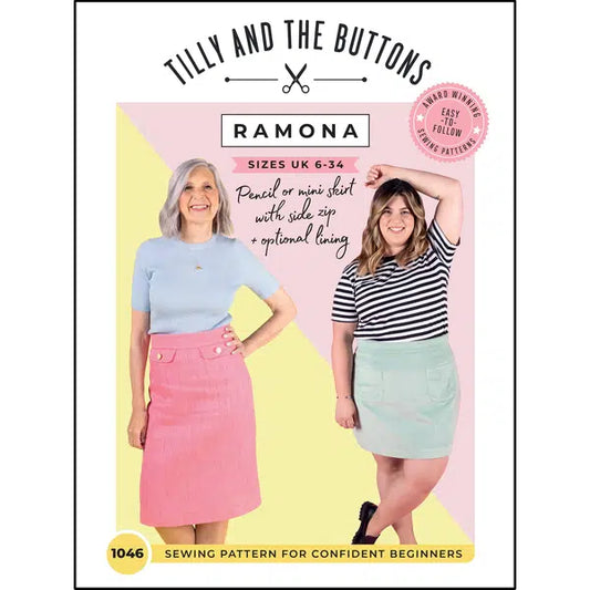 Tilly and the Buttons Sewing Pattern - Ramona Skirt – view 2 | Truro Fabrics