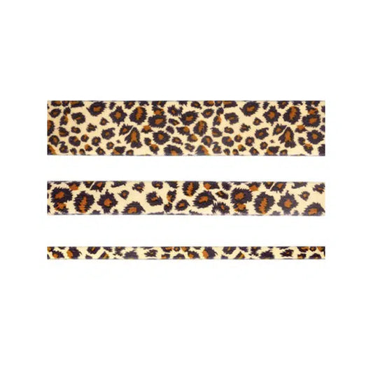Velvet Ribbon - Leopard Print – view 2 | Truro Fabrics