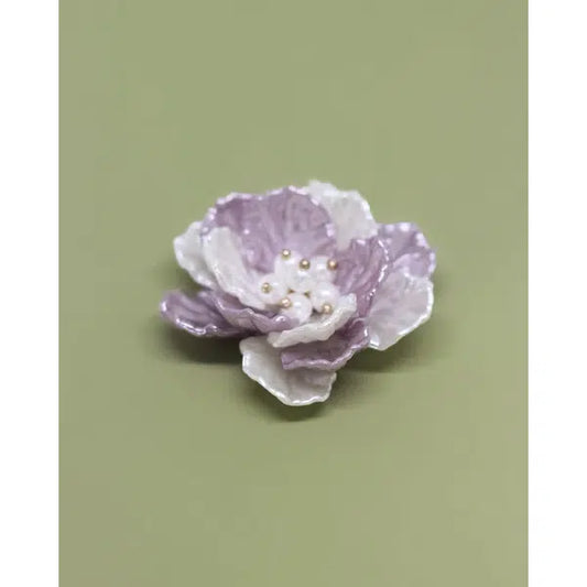 Vintage Button - Pearl Fleur