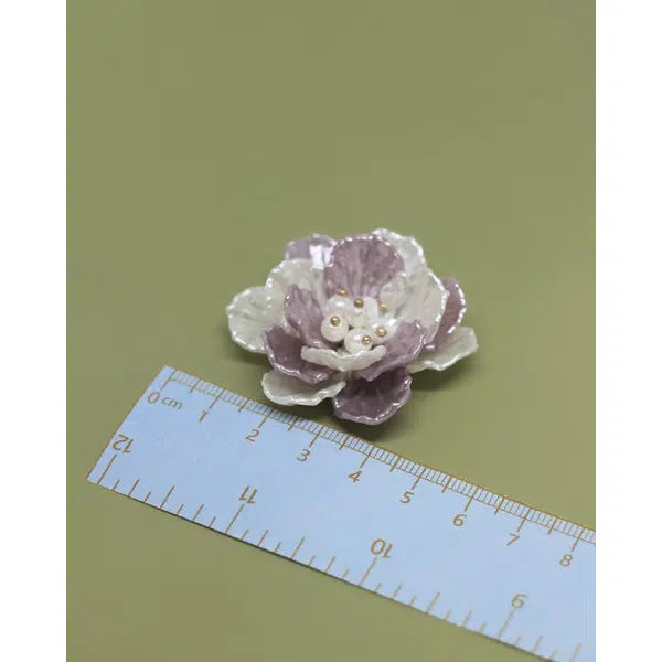 Vintage Button - Pearl Fleur