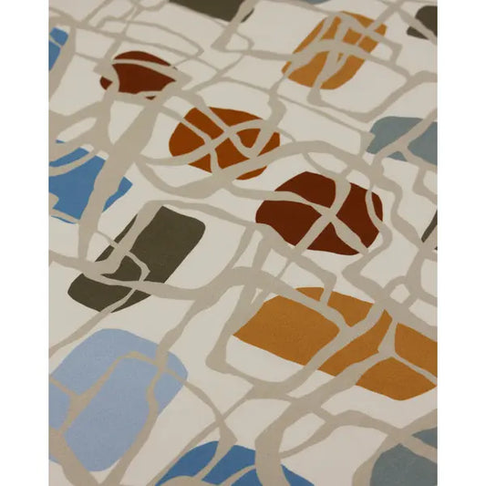 100% Viscose Twill Fabric - Pebble Path – view 2 – Truro Fabrics