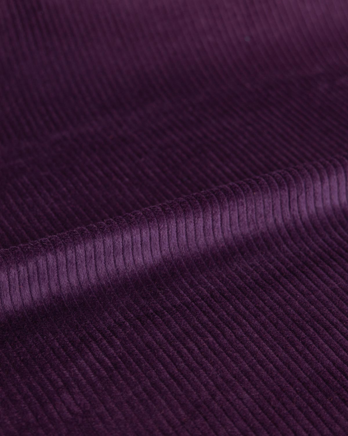 Washed Cotton Jumbo Corduroy - Damson Jam