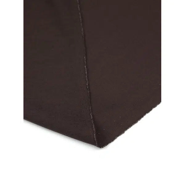 Wool Cotton Twill Fabric - Dark Chocolate