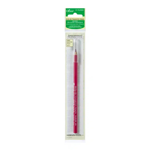 Clover - Iron-On Transfer Pencil - Red – Truro Fabrics