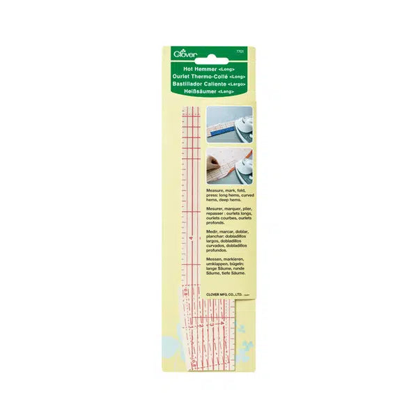 Clover - Hot Hemmer Long – view 2 – Truro Fabrics