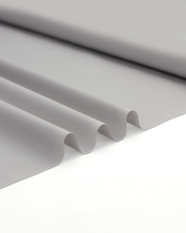 Plain Cotton Poplin Fabric - Light Grey