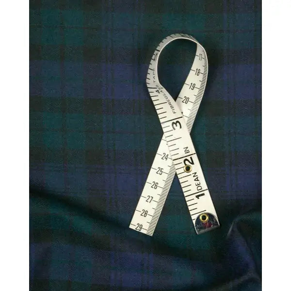 Brushed Cotton Flannel Fabric - Blackwatch Tartan – view 2 – Truro Fabrics