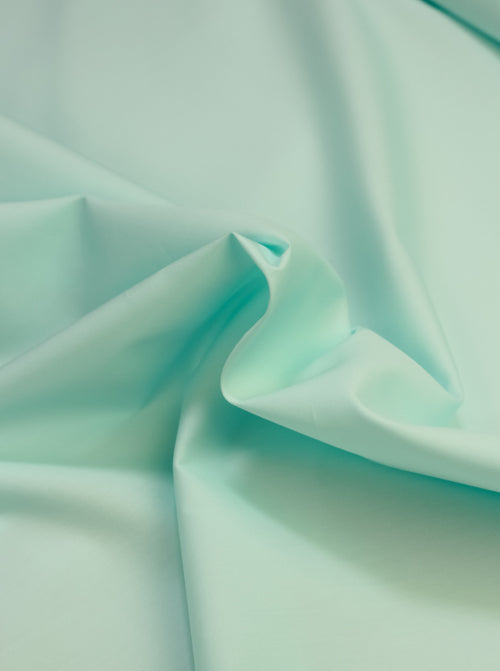 Plain Cotton Poplin Fabric - Mint