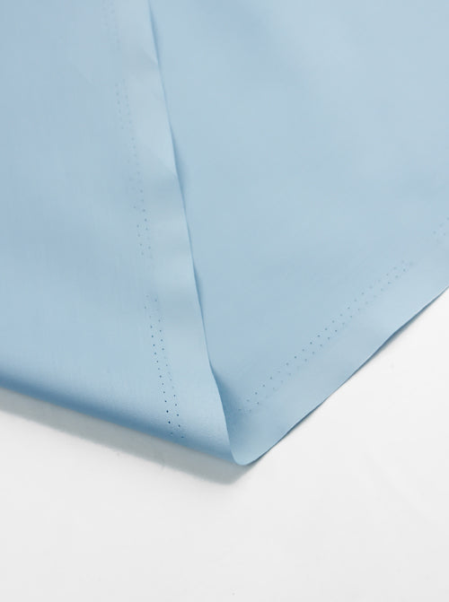 Plain Cotton Poplin Fabric - Candy Blue