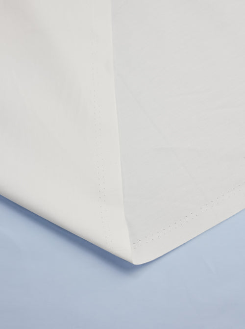 Plain Cotton Poplin Fabric - White