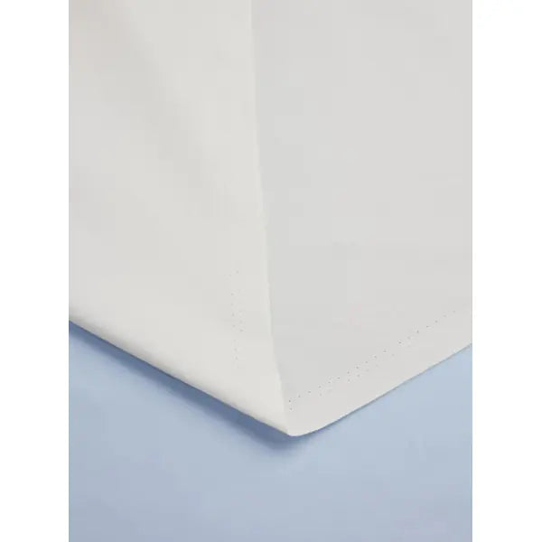 Plain Cotton Poplin Fabric - White | Truro Fabrics