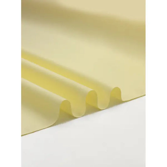 Plain Cotton Poplin Fabric - Butter Yellow | Truro Fabrics