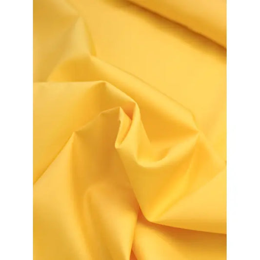 Plain Cotton Poplin Fabric - Yellow | Truro Fabrics
