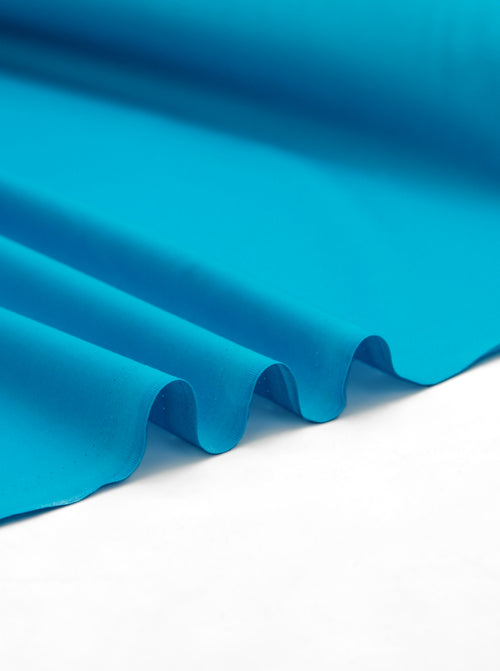 Plain Cotton Poplin Fabric - Peacock