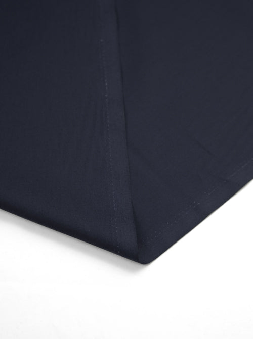 Plain Cotton Poplin Fabric - Midnight