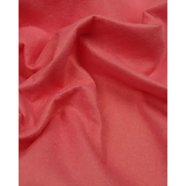 Wool & Viscose Felt Fabric - Rose Pink | Truro Fabrics