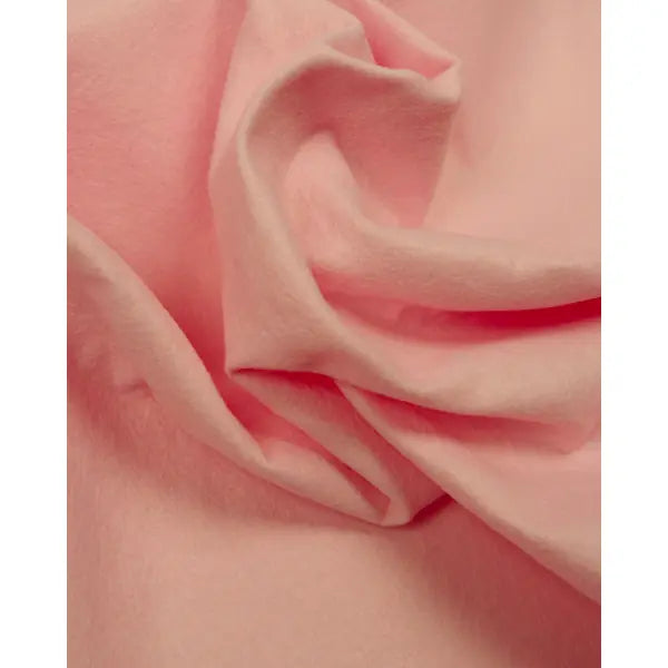 Wool & Viscose Felt Fabric - Candy Pink | Truro Fabrics