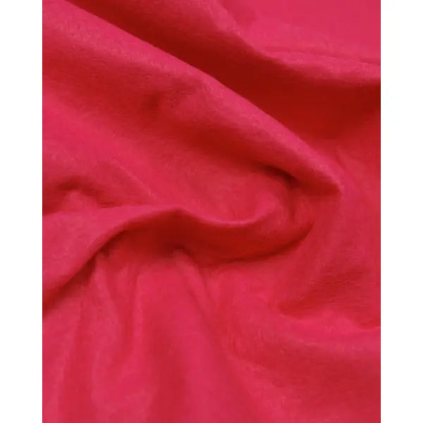 Wool & Viscose Felt Fabric - Pink | Truro Fabrics