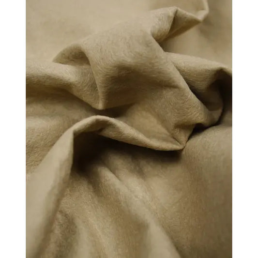 Wool & Viscose Felt Fabric - Fawn | Truro Fabrics