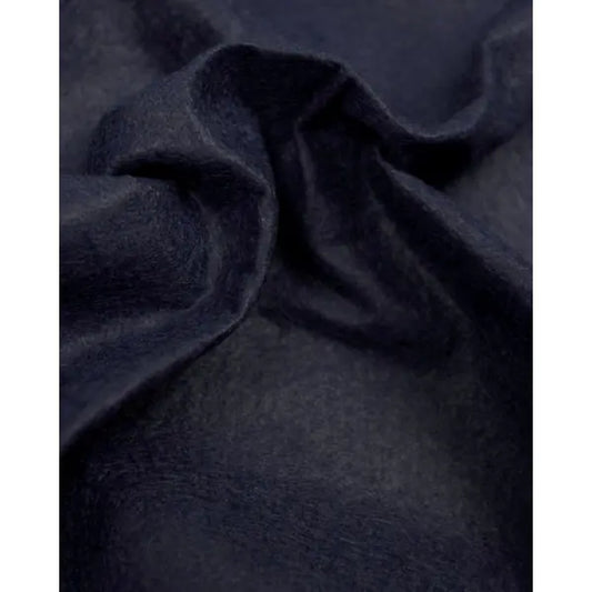 Wool & Viscose Felt Fabric - Navy | Truro Fabrics