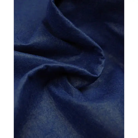Wool & Viscose Felt Fabric - Royal Blue | Truro Fabrics